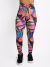 BumBum Scrunch Leggings Neon Graffiti Geometric