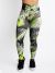 BumBum Scrunch Leggings Abstract Neon Arrow Vector